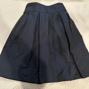 Akris Punto Navy A-Line Skirt